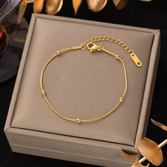 Gold Layering Bracelet