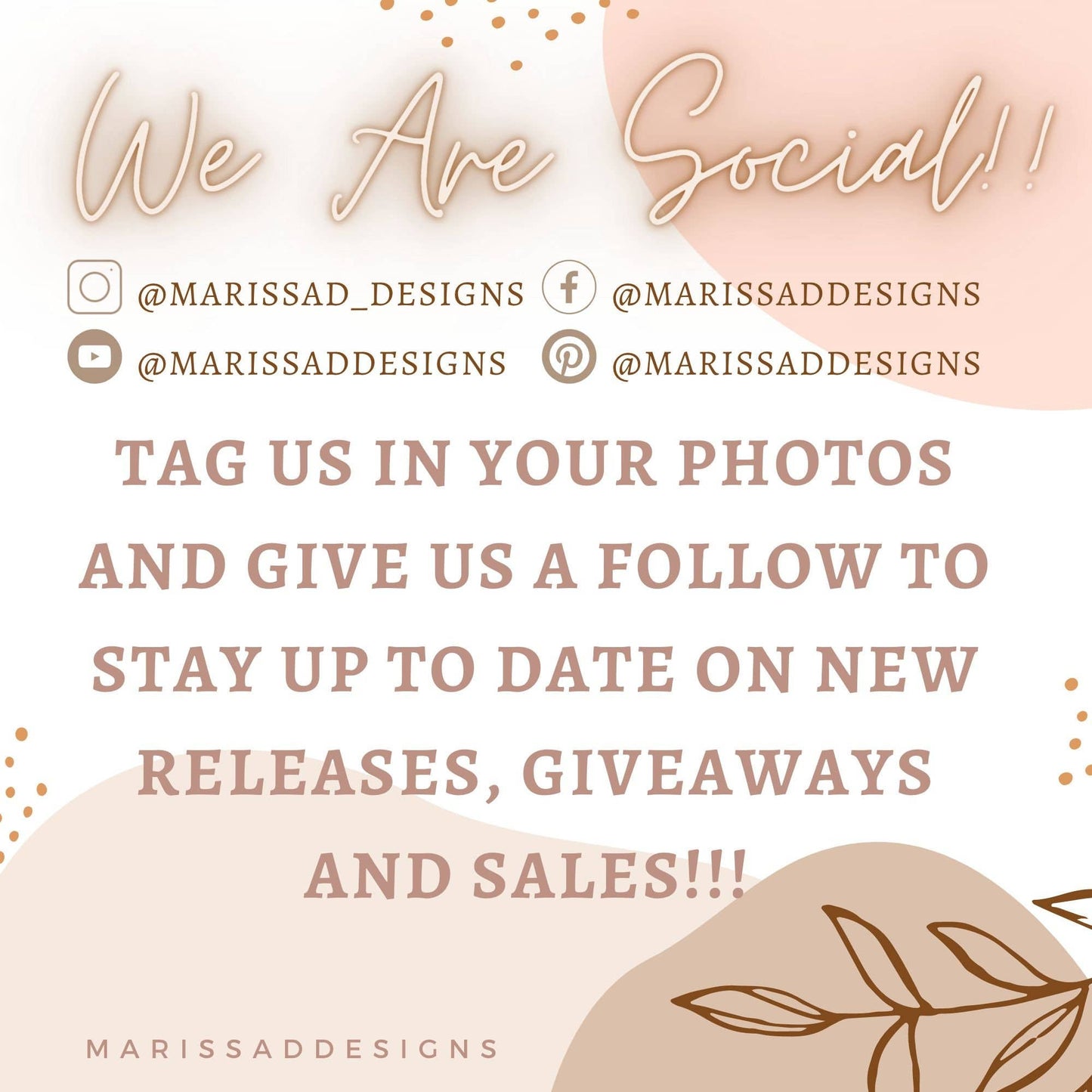 Marissa D Designs Stickers