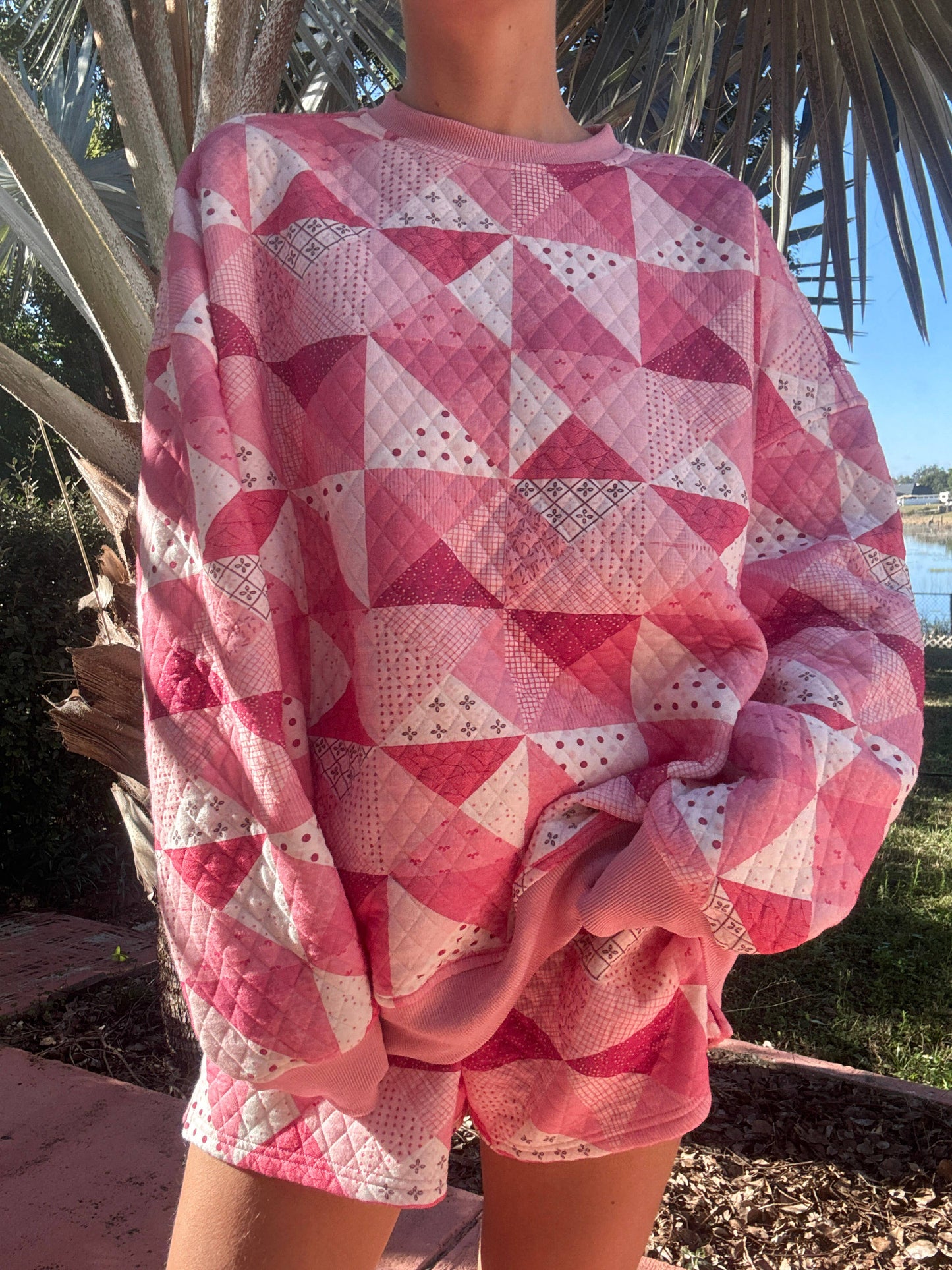 The "Gemma" Quilted Sweatshirt