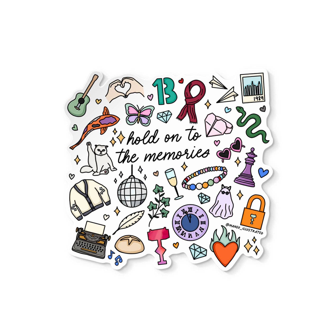 Eras Doodles sticker