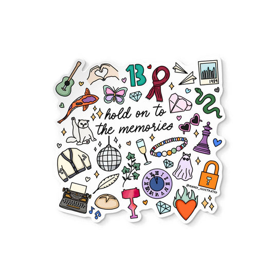 Eras Doodles sticker