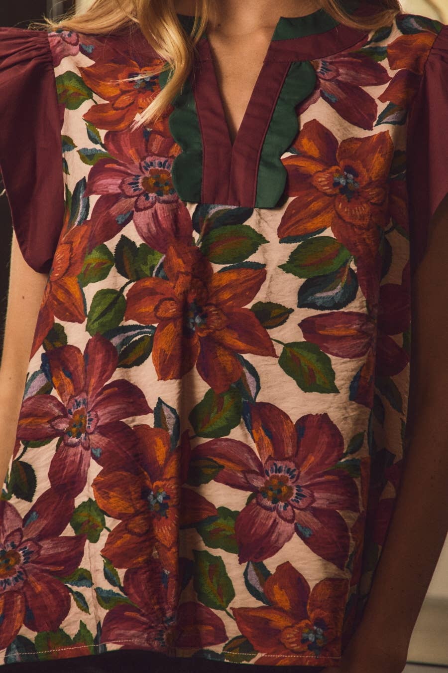 Autumn Bloom Top