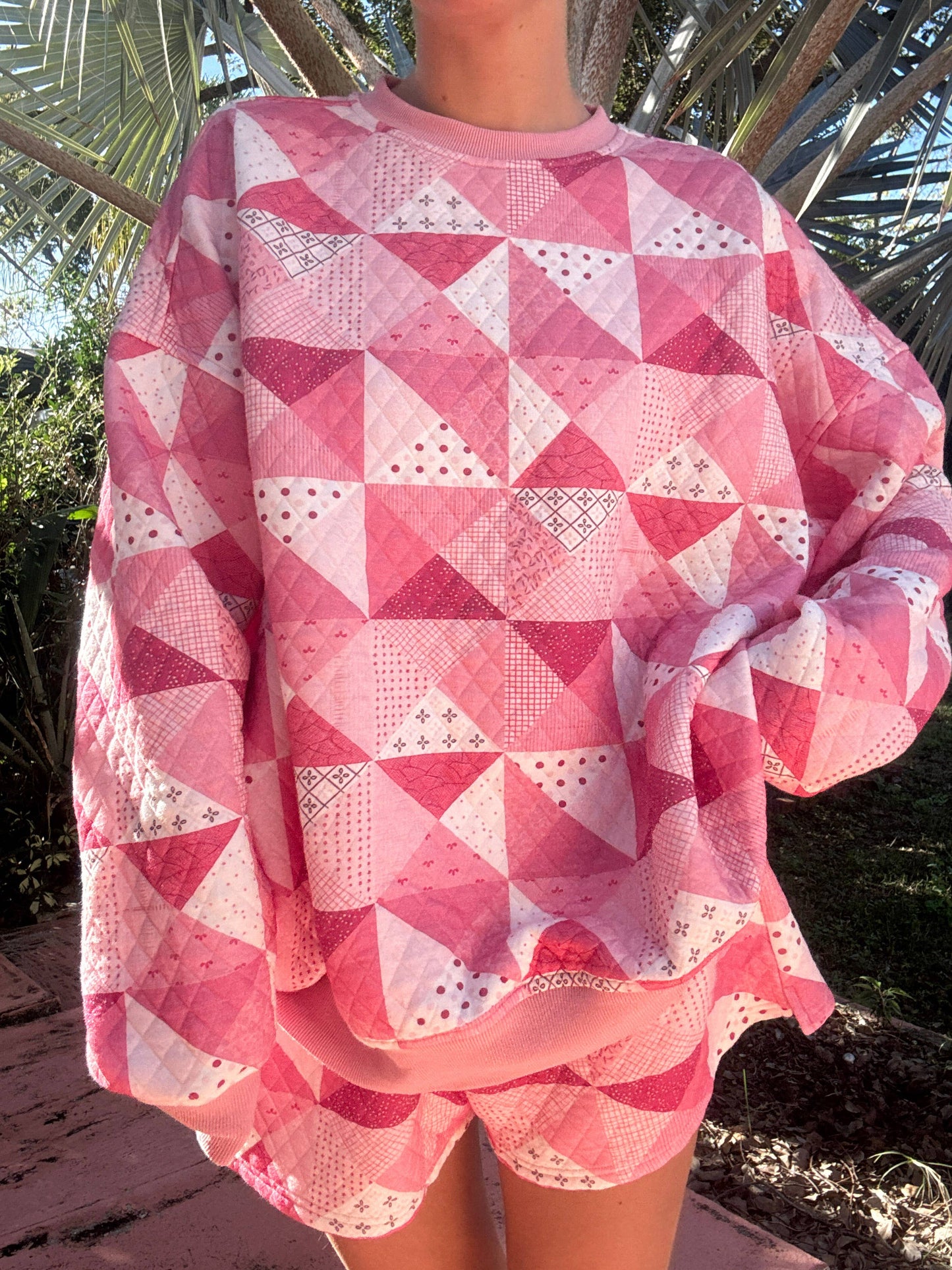 The "Gemma" Quilted Sweatshirt