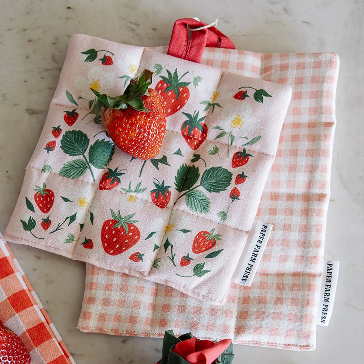 Paper Farm Press Pot Holder Sets