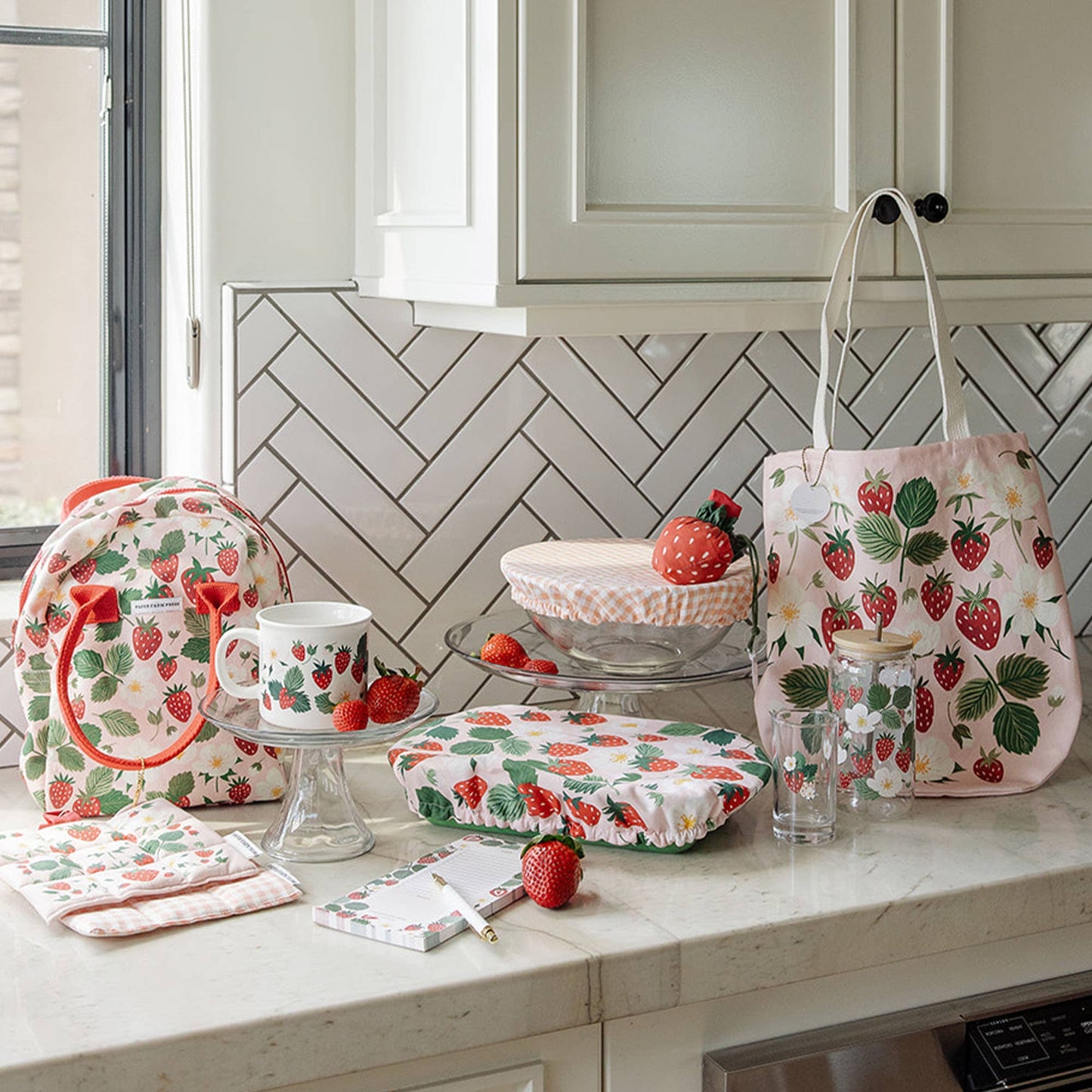 Strawberry Patch Market List Notepad