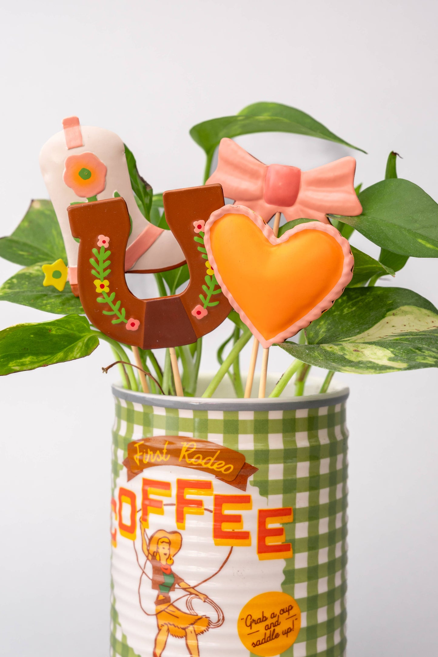 Cowgirl Plant Stakes