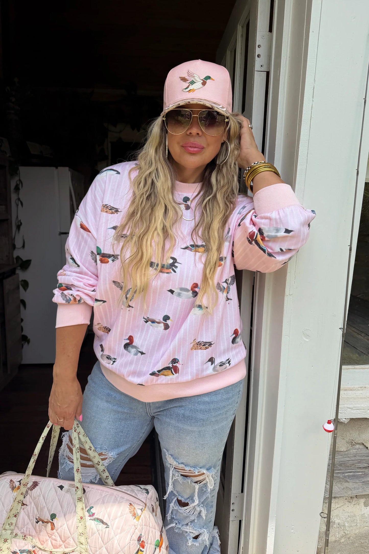 The Pink Duck Pullover