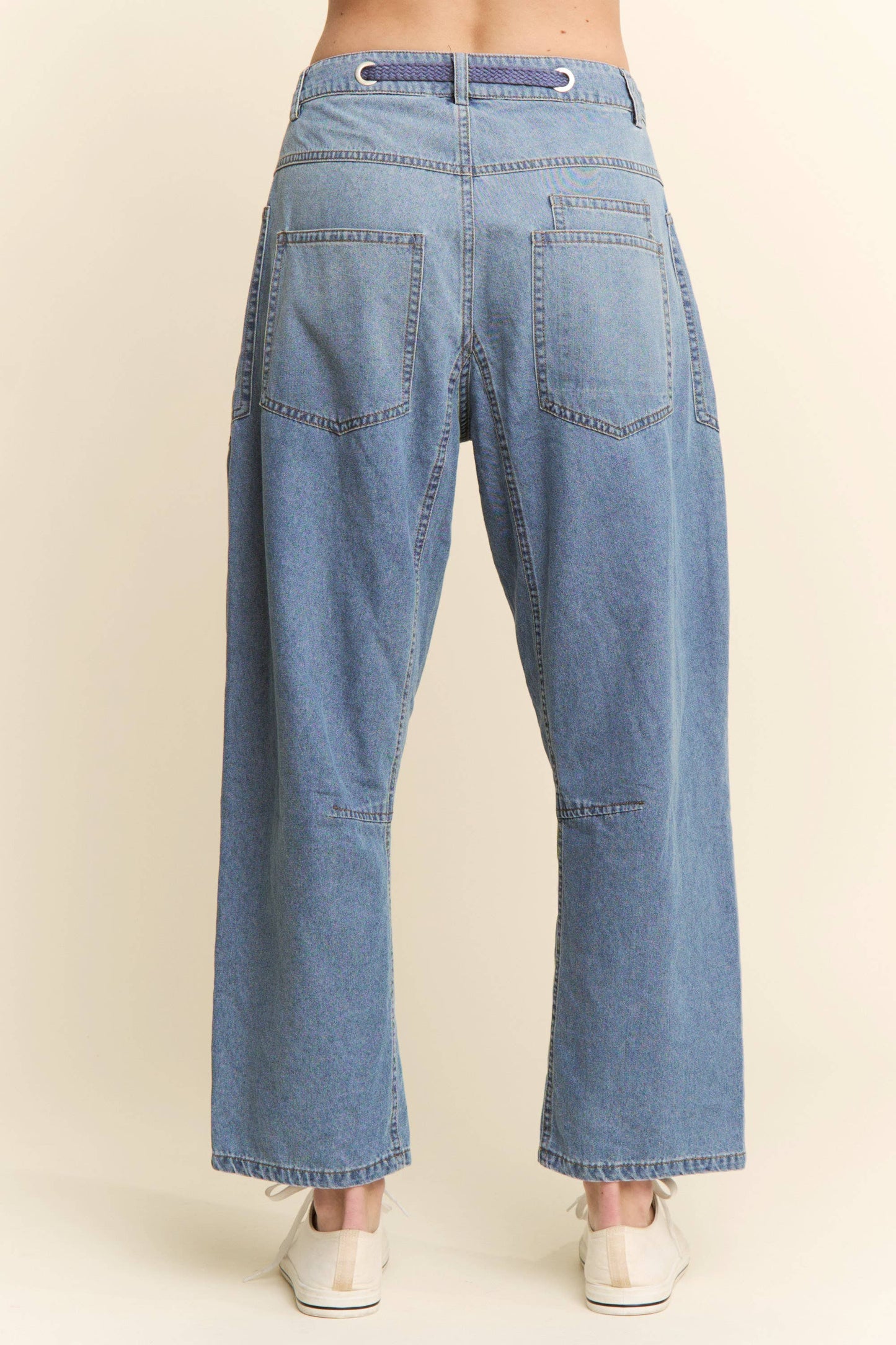 Paint-Splatter Relaxed Jeans