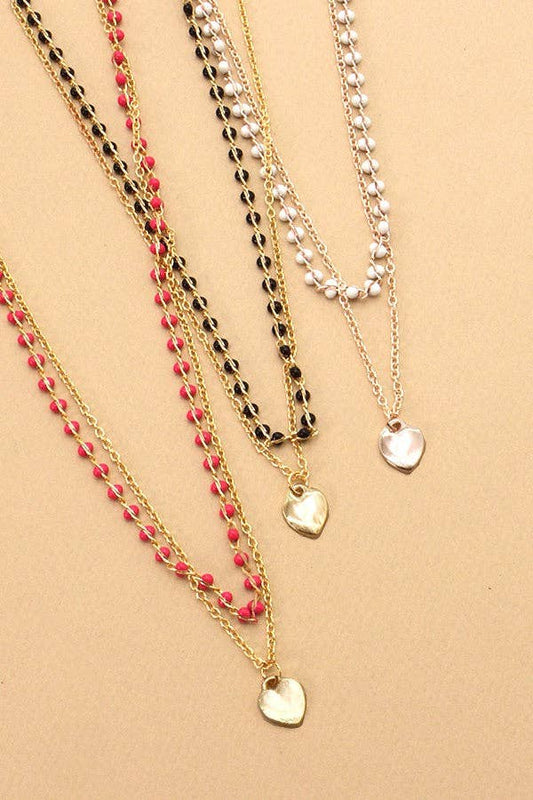 Mini Heart Layer Necklace