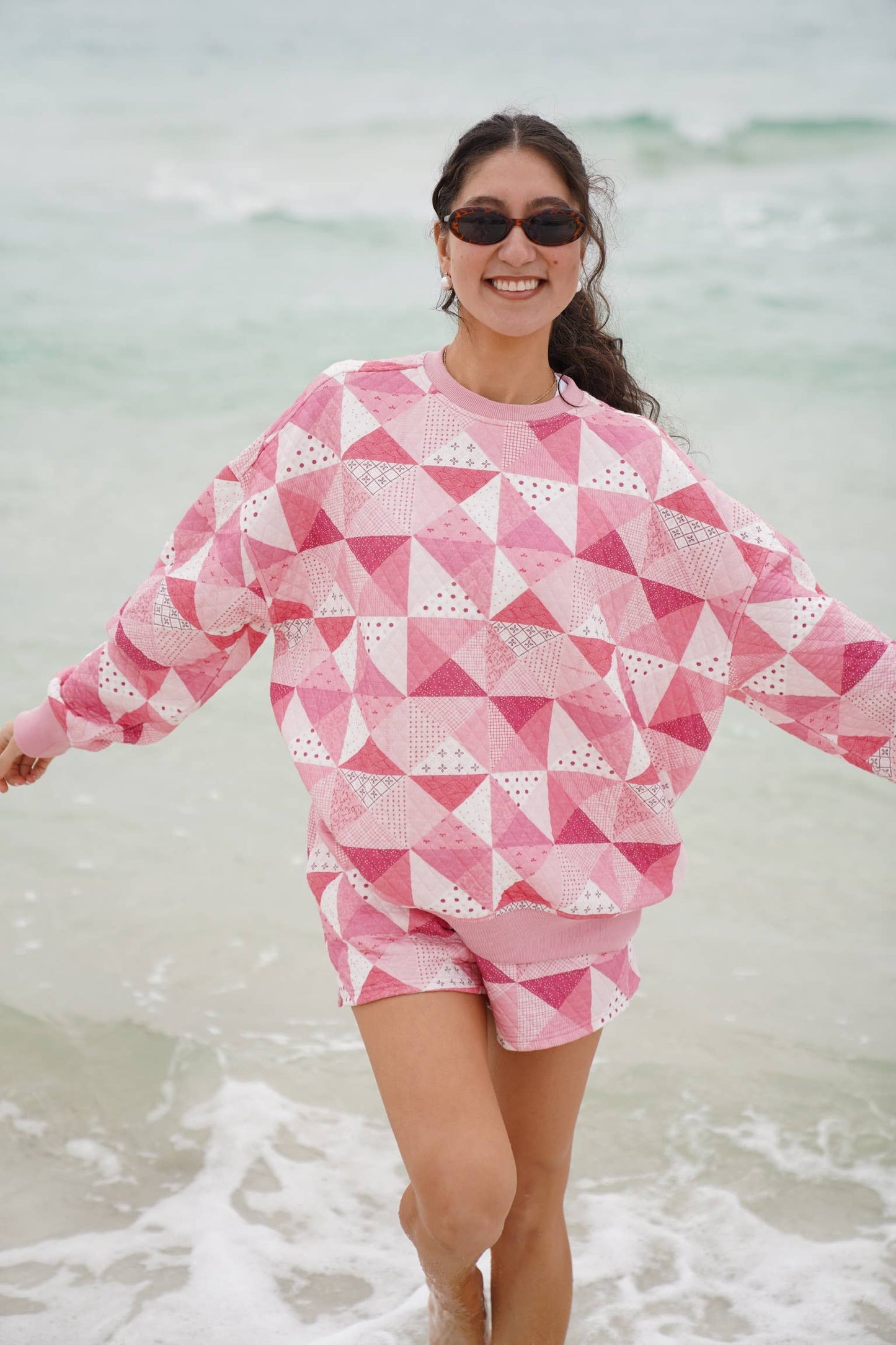 The "Gemma" Quilted Sweatshirt