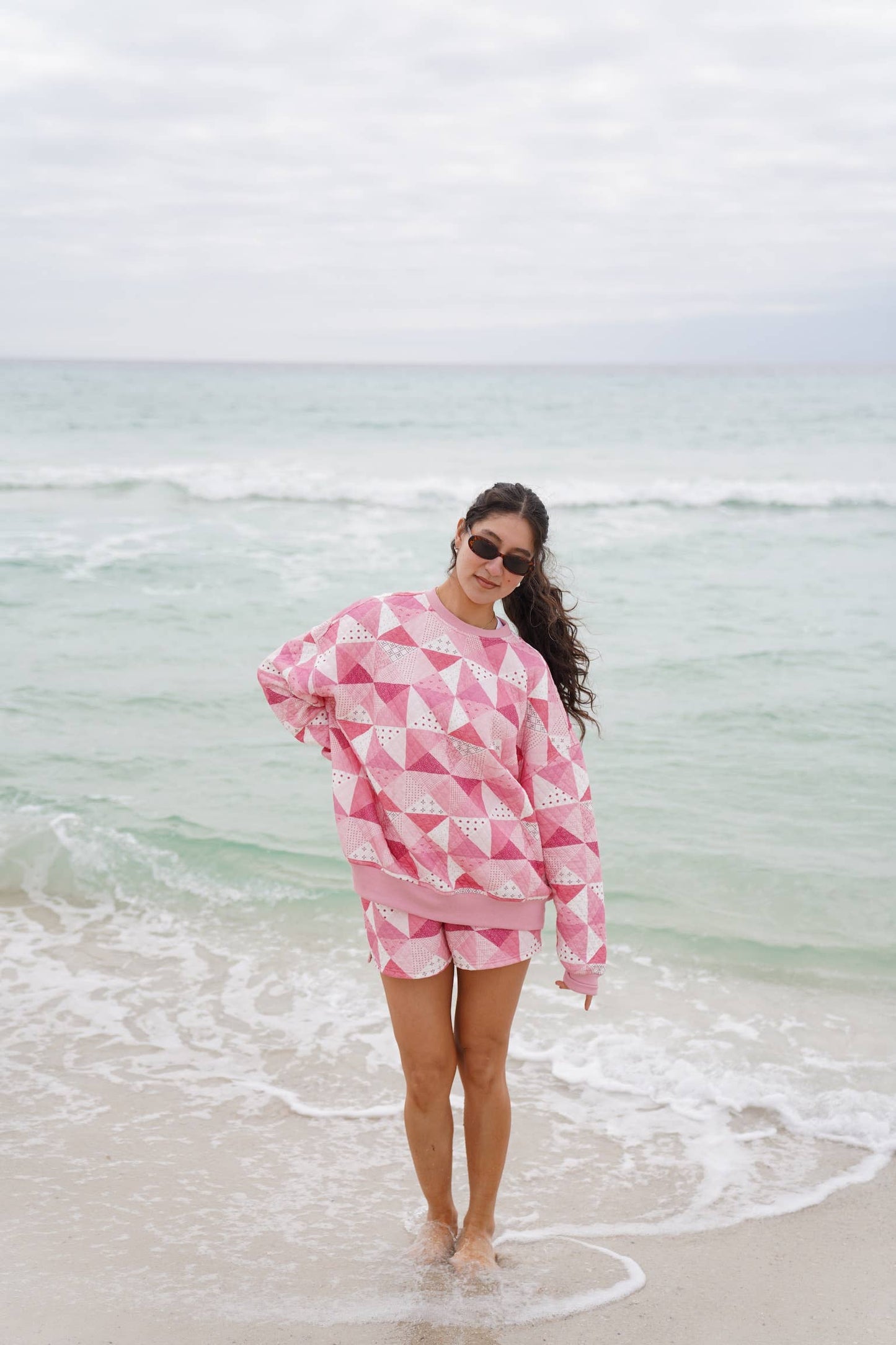 The "Gemma" Quilted Sweatshirt