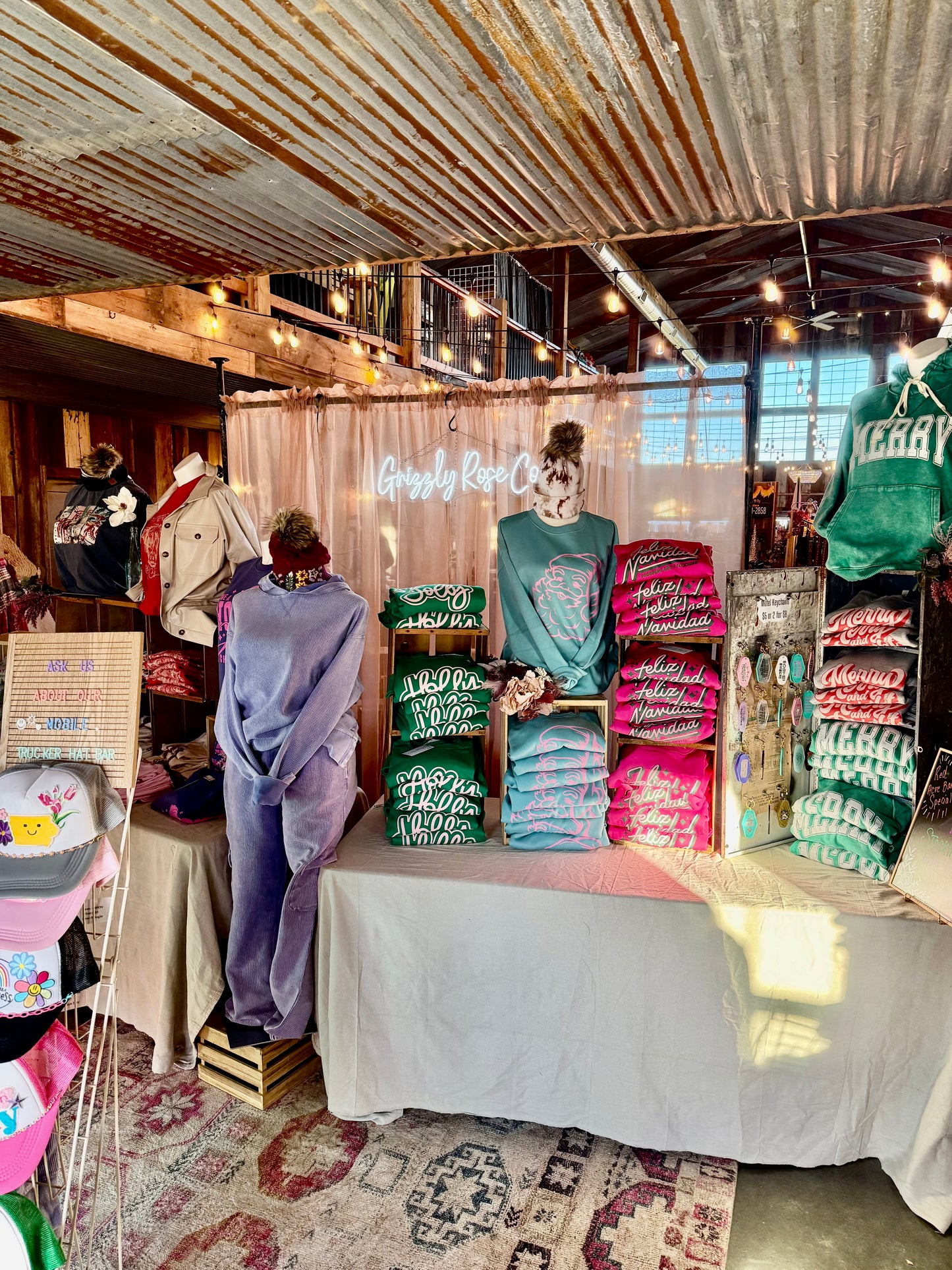 Kelly Green Merry Vintage Hoodie