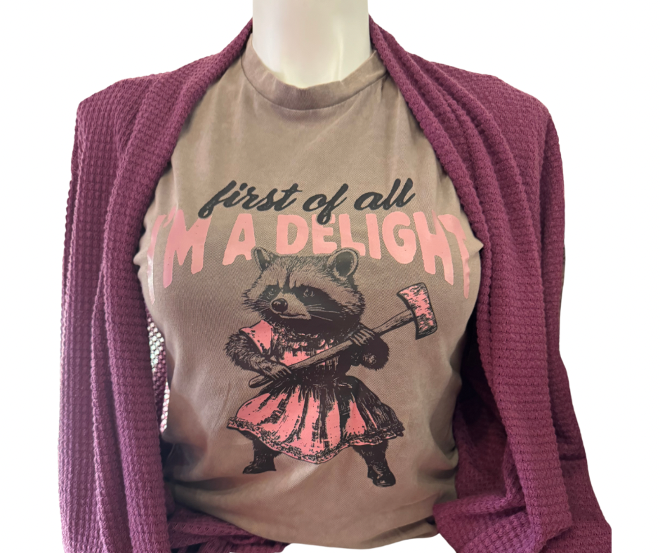 I'm A Delight...Trash Panda Lane Seven Graphic Tee