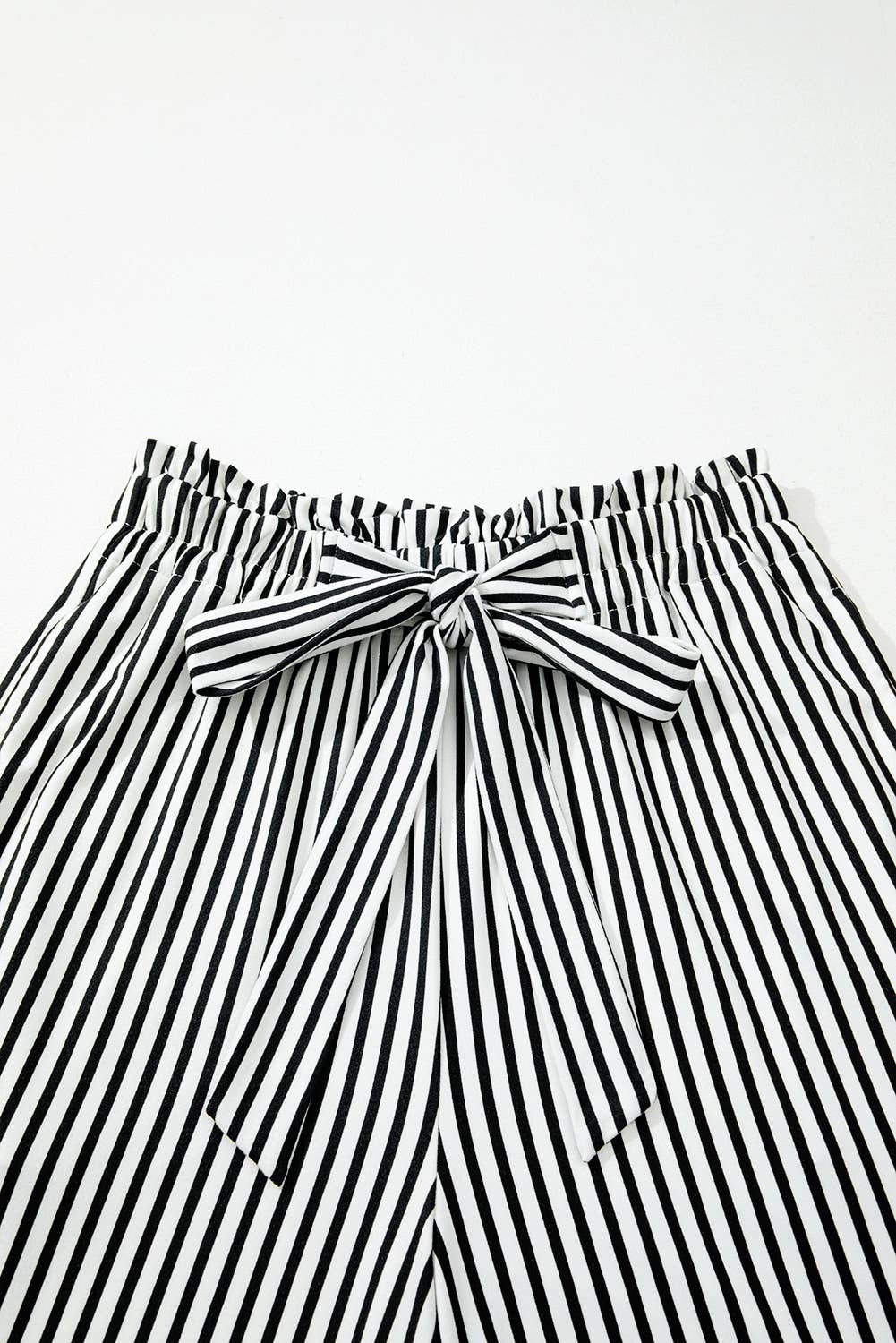 Stripe Tied High Waist