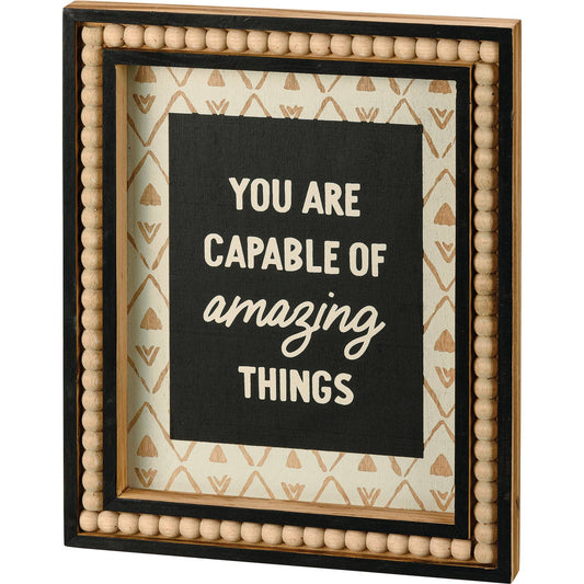 Capable Of Amazing Things Framed Wall Art