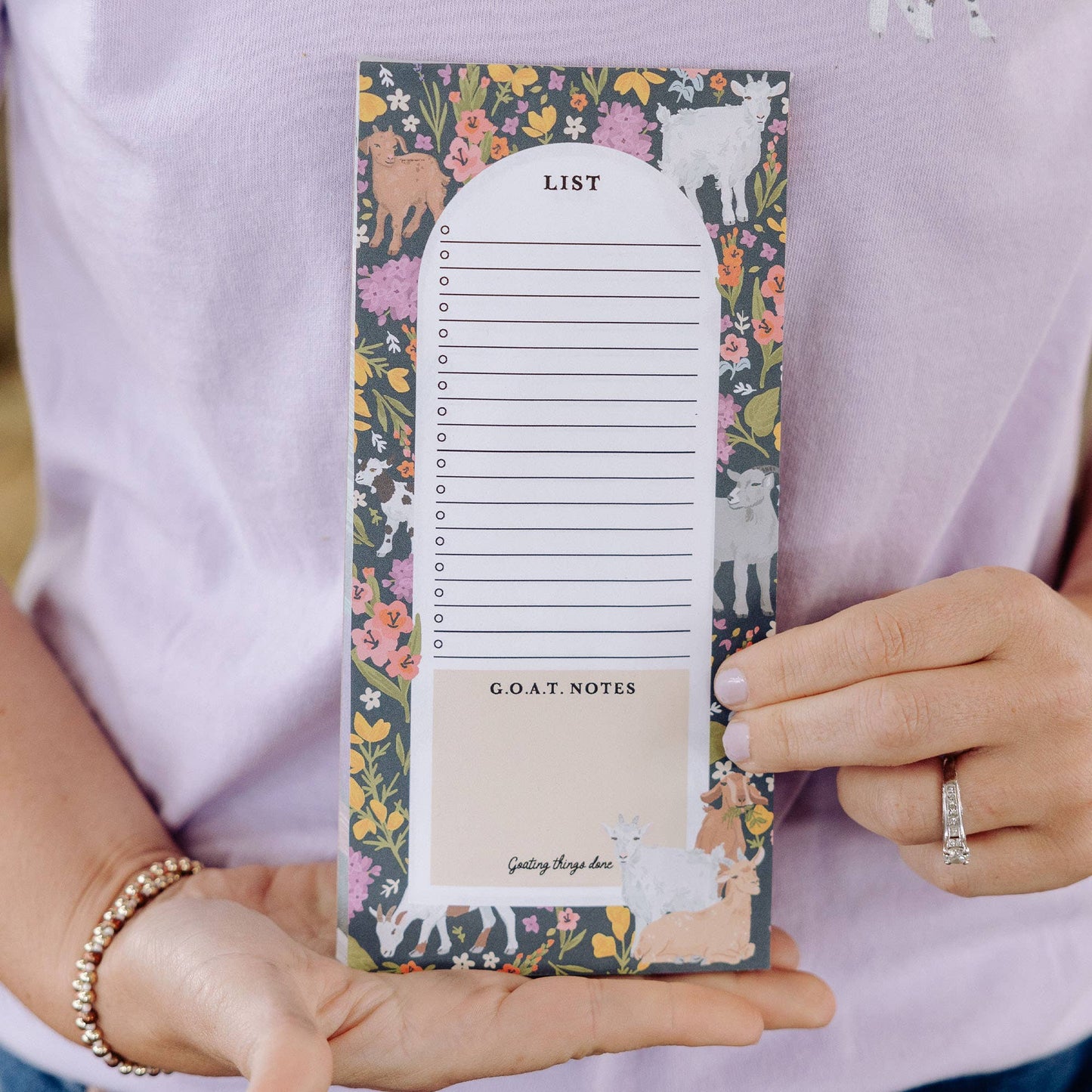 Goat Folk Market List Notepad