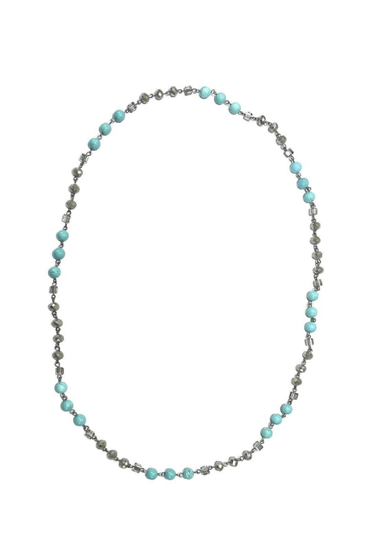Mixed Crystals with Turquoise Beads