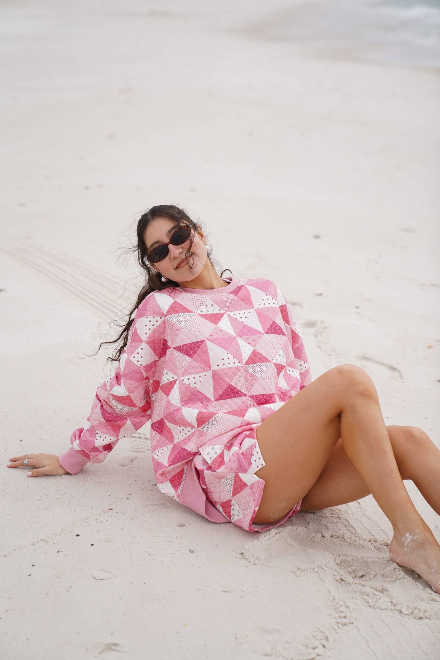 The "Gemma" Quilted Sweatshirt