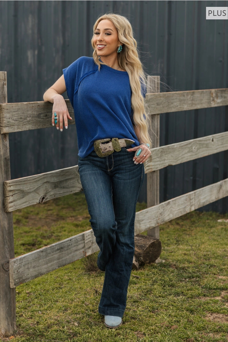 Unit by Andre Ribbed "IT" Top