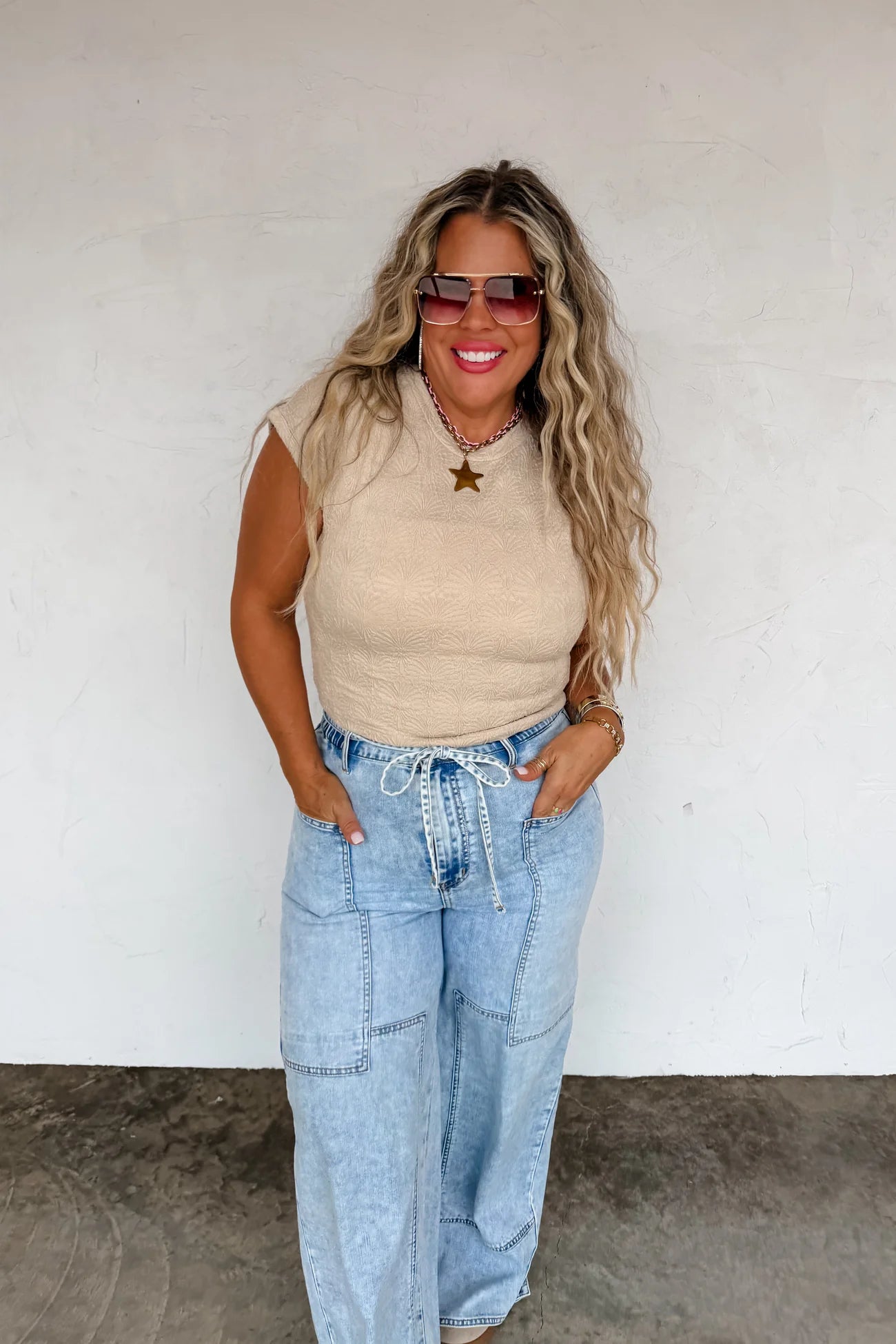 Jovie Tie Waist Jeans by Blakely