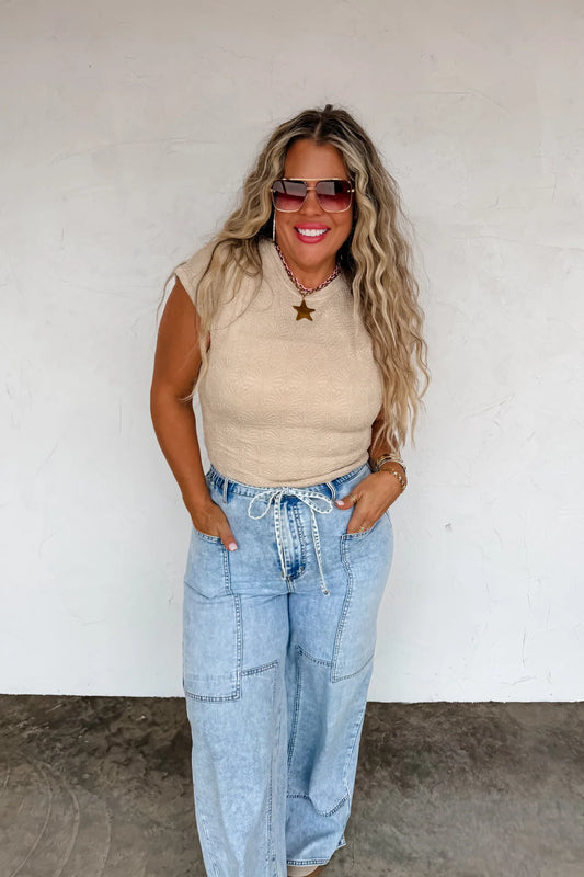 Jovie Tie Waist Jeans by Blakely