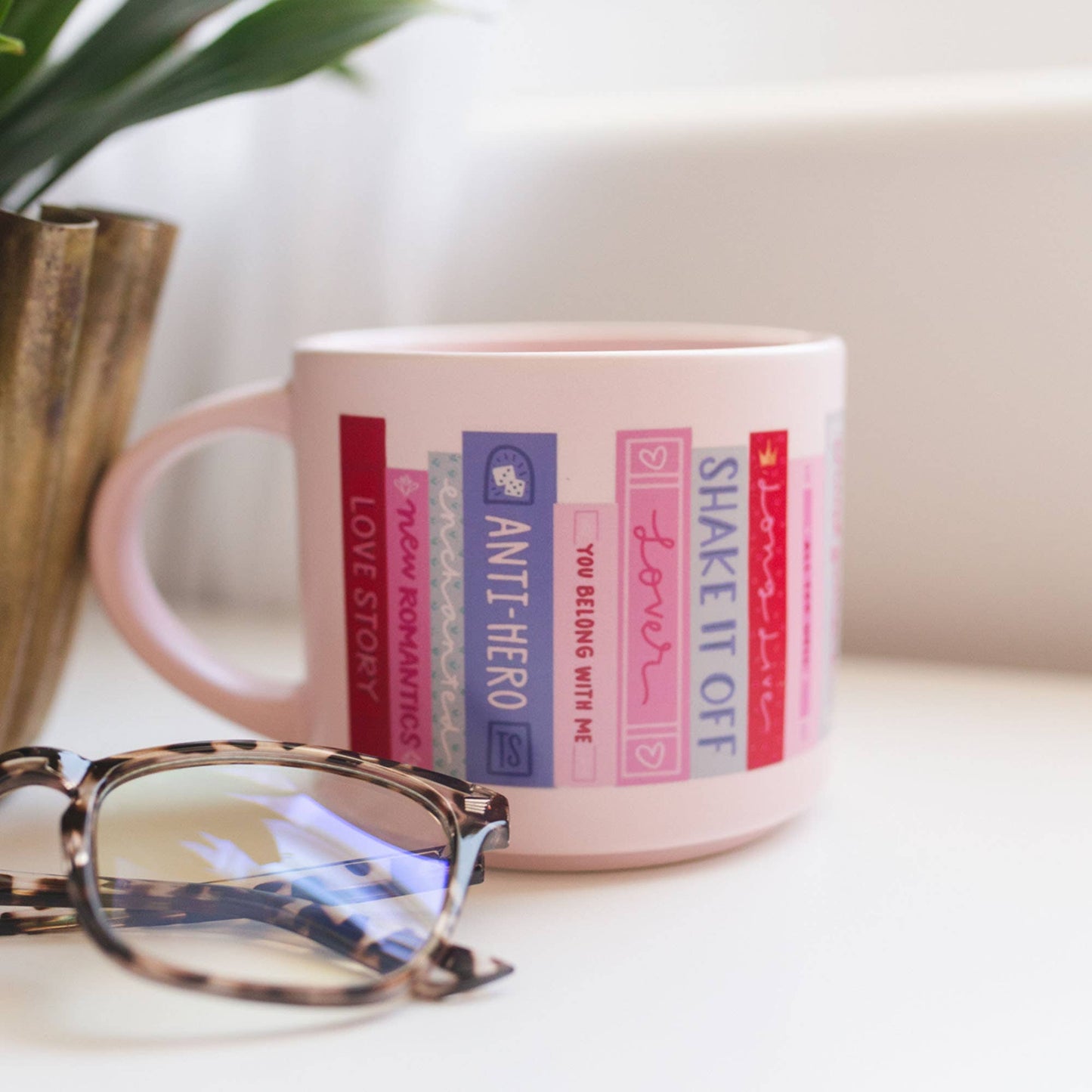 Swifitie Book Tour Bookshelf Large Ceramic Mug