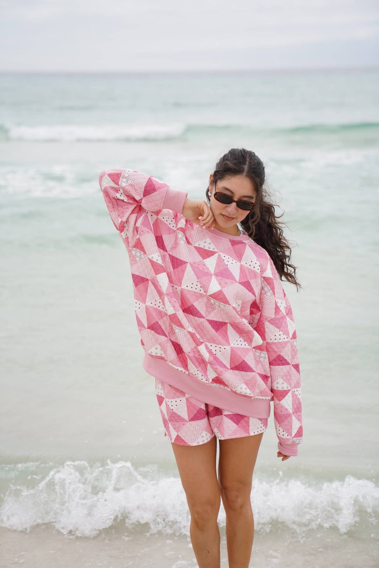 The "Gemma" Quilted Sweatshirt