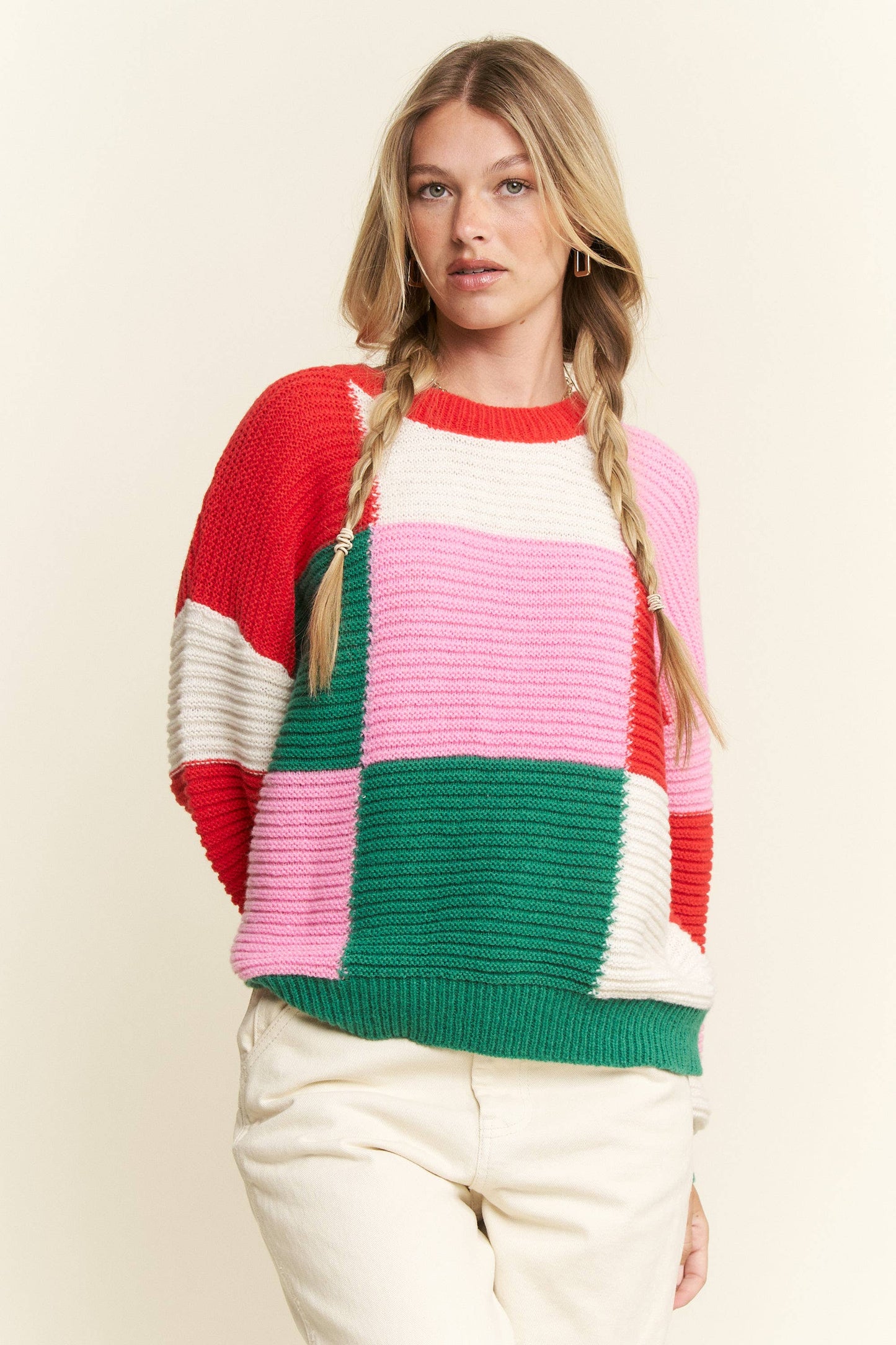 Geometric Knit Sweater