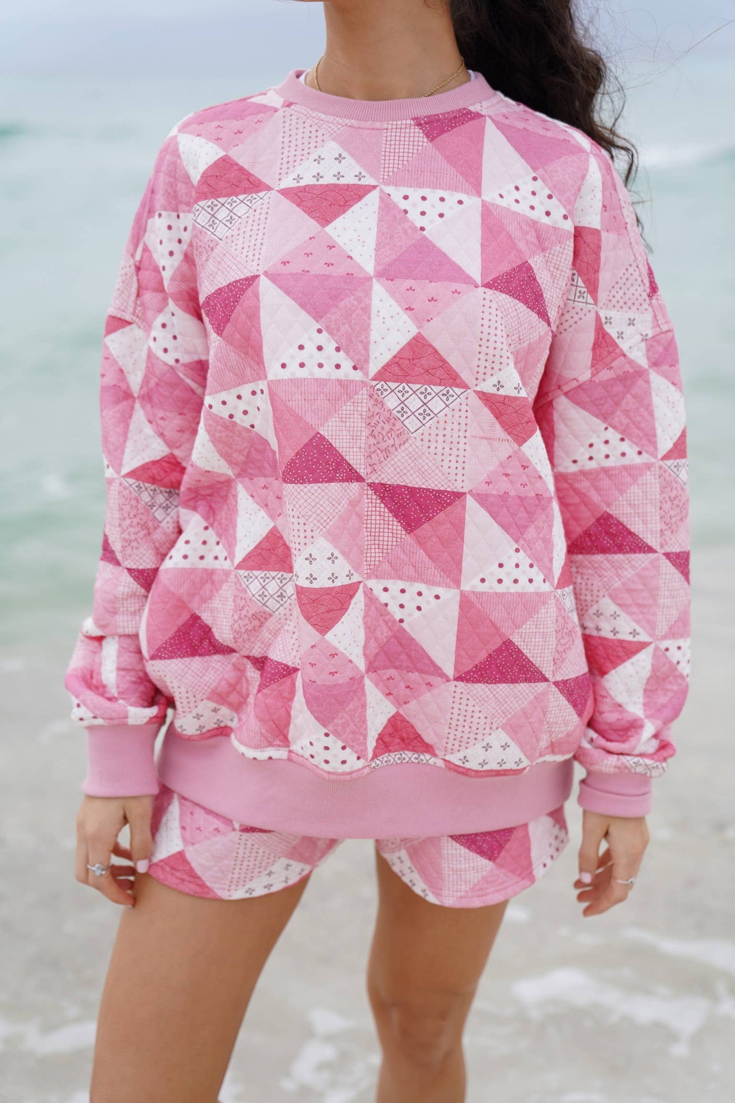 The "Gemma" Quilted Sweatshirt