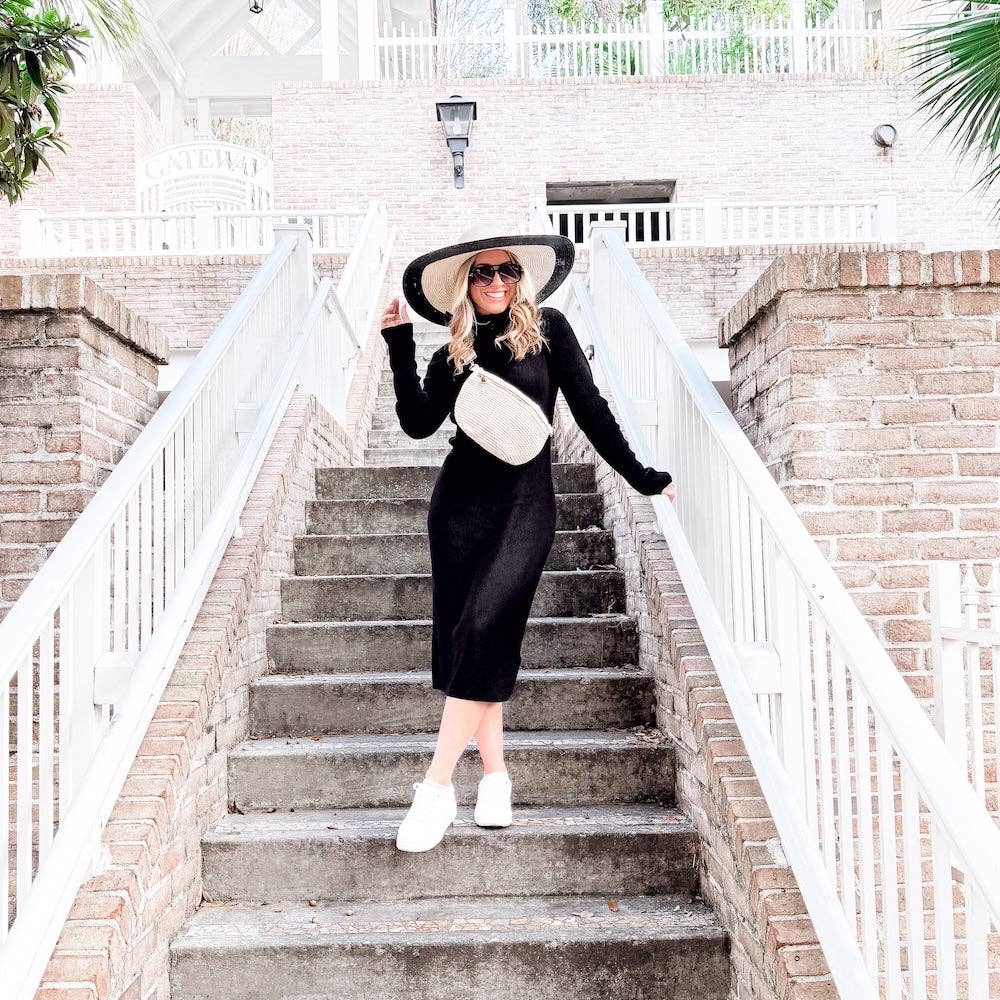 Rachel Raffia Westlyn Bum Bag by Pretty Simply