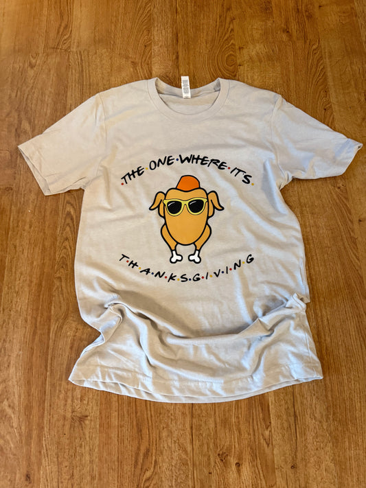 Friends Thanksgiving Comfort Colors Graphic Tee