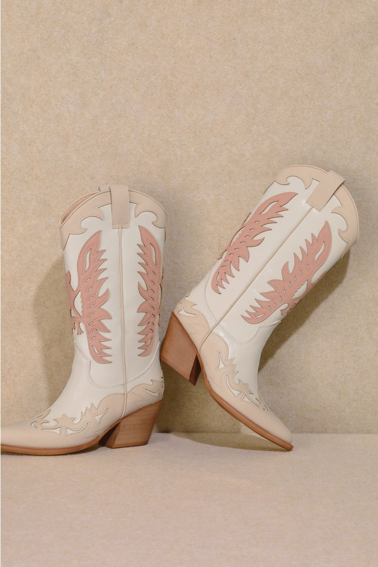 Idaly Western Midi Boots