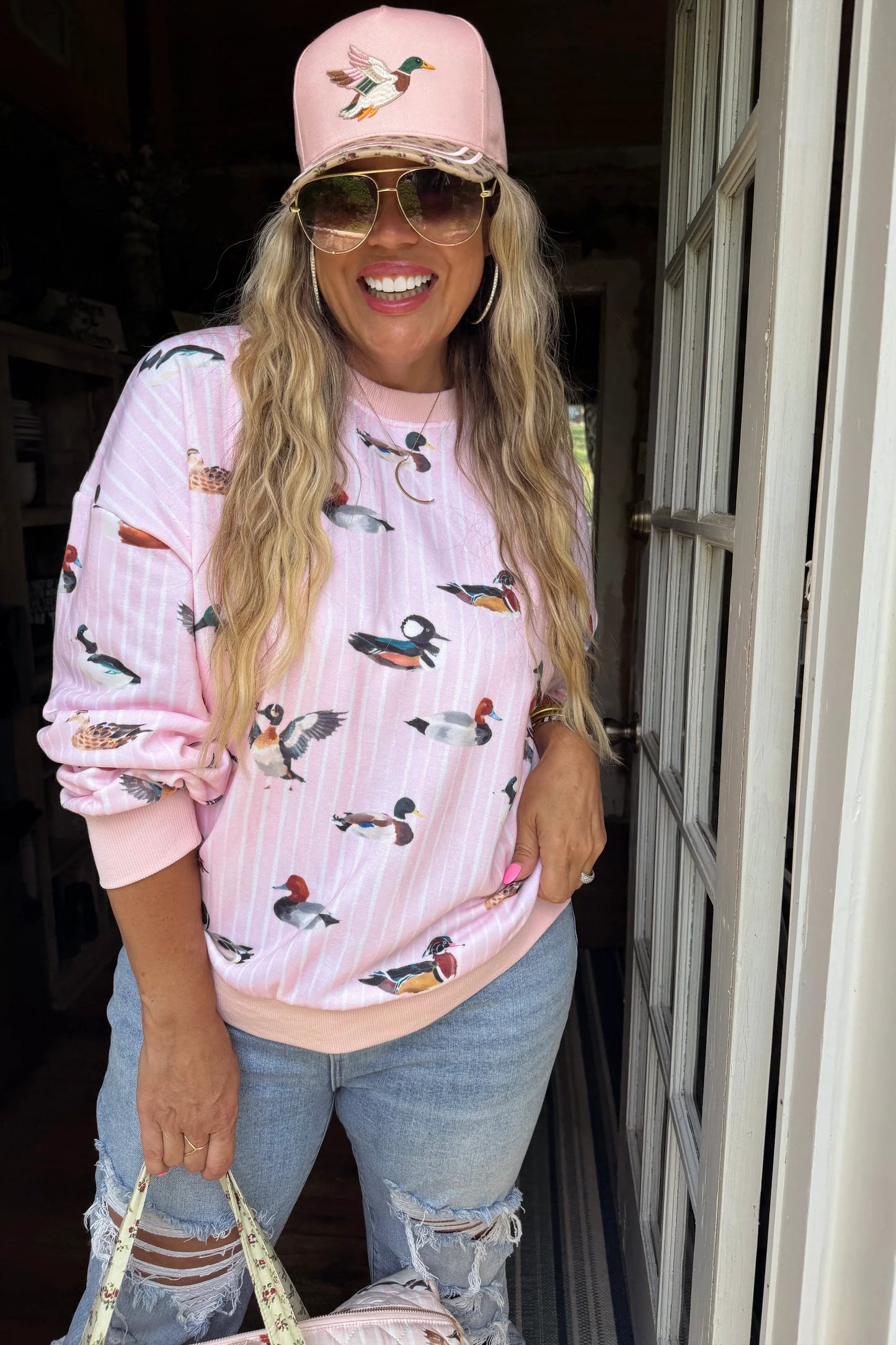 The Pink Duck Pullover