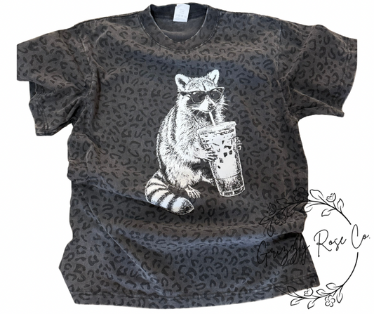 Caffeinated 'Coon Graphic Tee