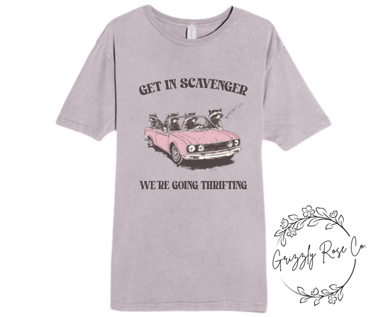 Get In Loser...We're Going Thrifting Lane Seven Graphic Tee