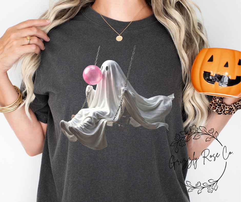 Blowin' Bubbles & Boos Comfort Colors Graphic Tee