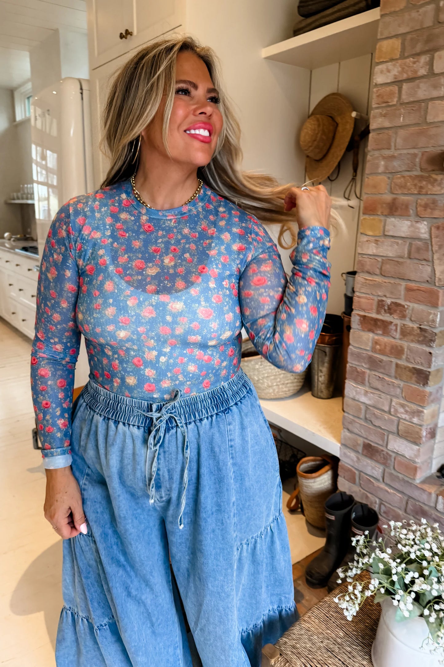 Dress It Up Mesh Top