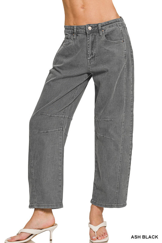 Zenana Barrel Leg Jeans