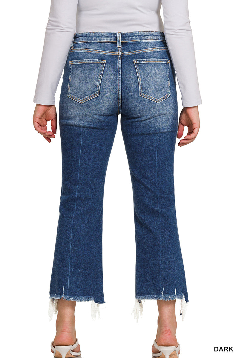 Kick Crop Flare Jean
