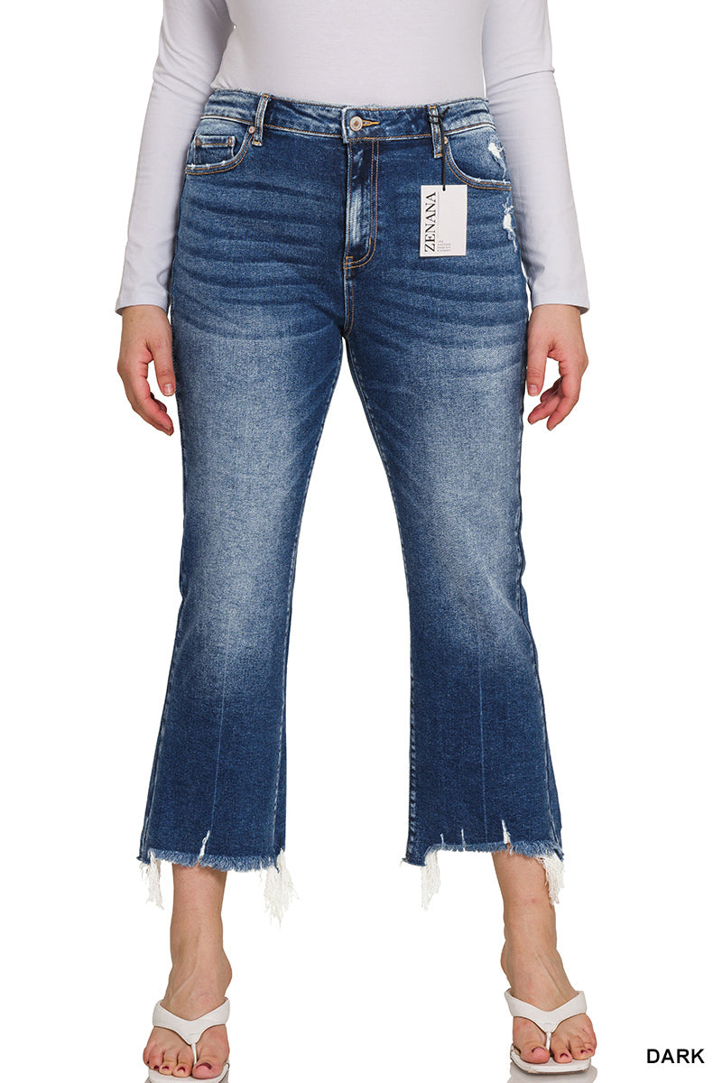 Kick Crop Flare Jean