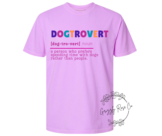 Dogtrovert Comfort Colors Graphic Tee