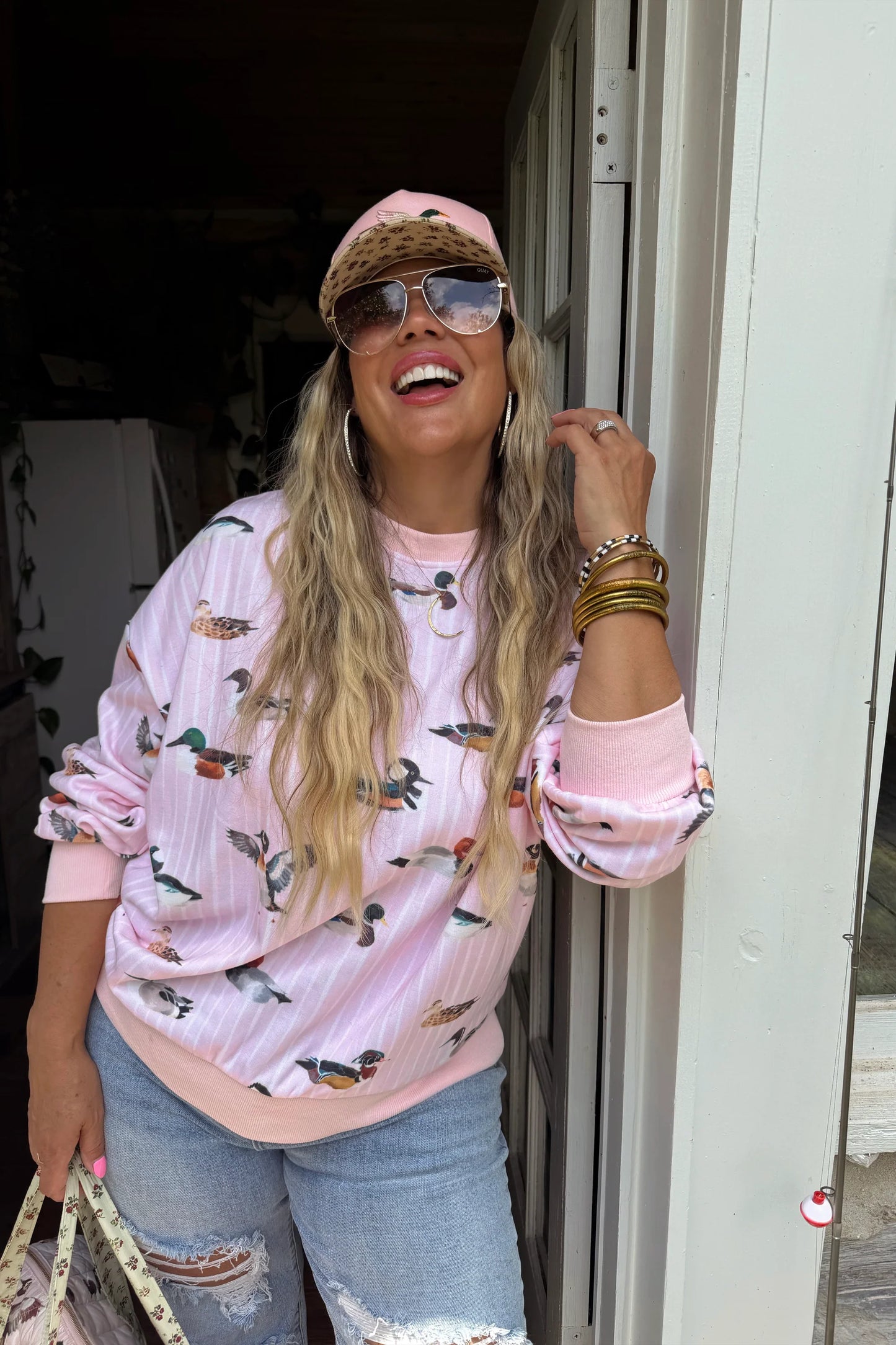 The Pink Duck Pullover