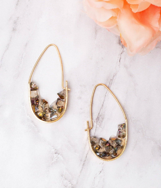 Date Night Oval Hoop Earrings