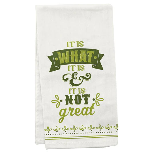 Snarky Flour Sack Tea Towels
