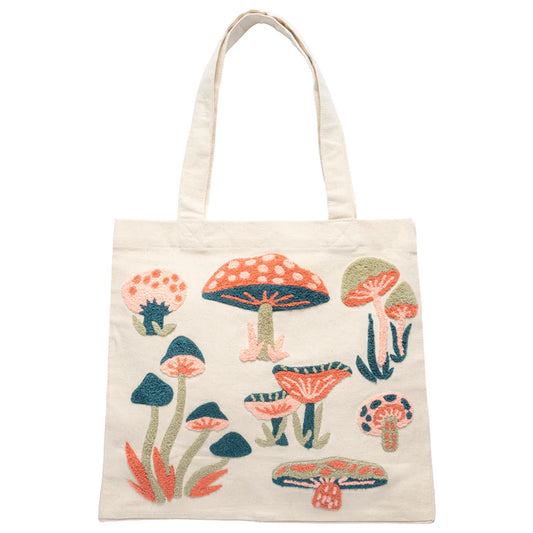 Embroidered Canvas Tote