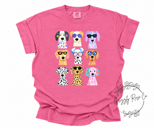 Pawsome Pup Squad Comfort Colors Graphic Tee