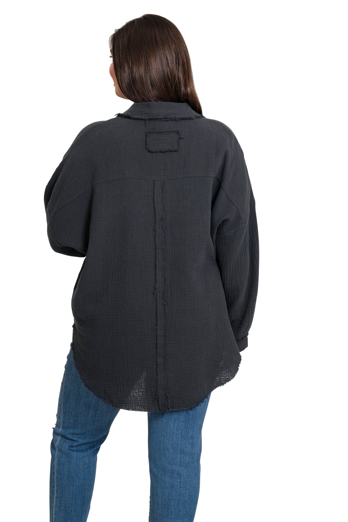 Washed Double Gauze Button Down