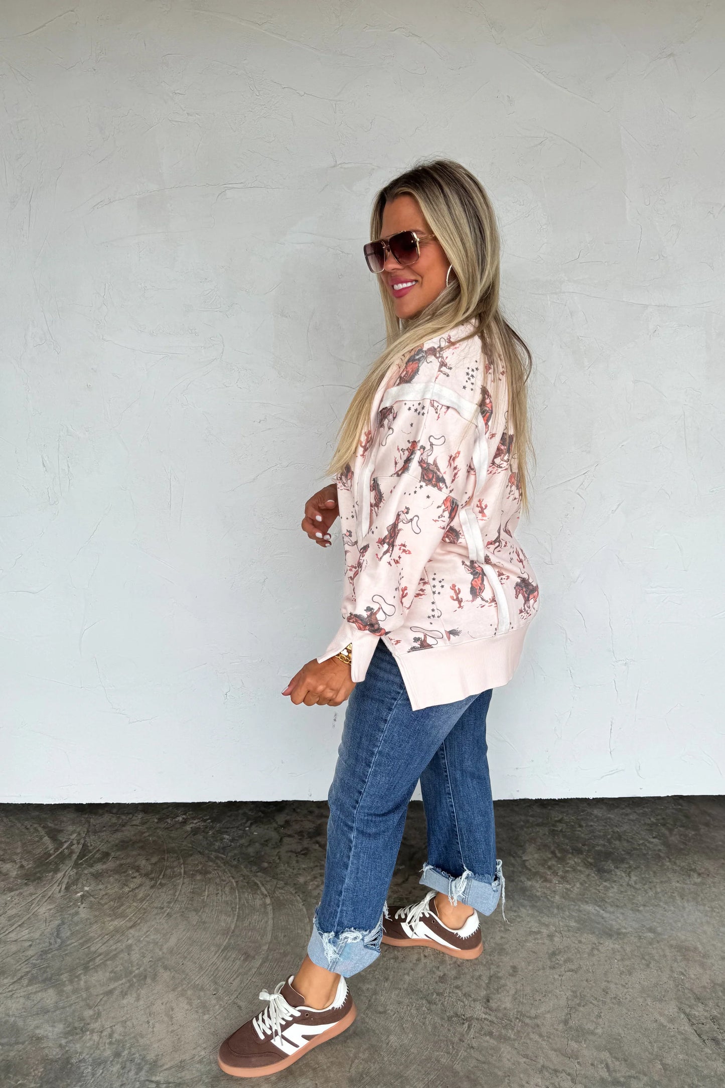 Desert Rodeo Classic Crew Pullover by Blakely