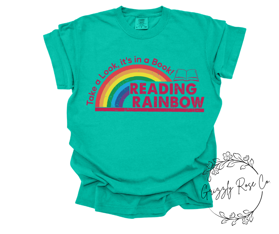 Reading Rainbow Comfort Colors Graphic Tee