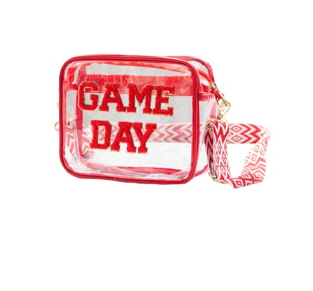Game day stadium approved transparent crossbody